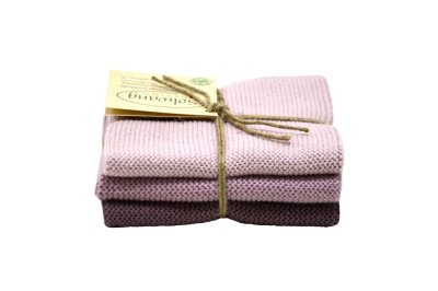 3er Set Wischtuch Orchidee kombi 100% Bio-Baumwolle