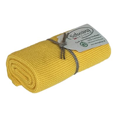 Handtuch/Gästetuch  dunkelgelb 100% Bio-Baumwolle