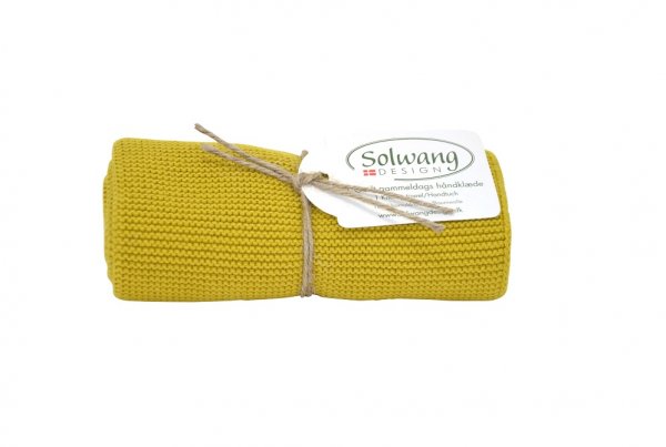 Handtuch/Gästetuch safran 100% Bio-Baumwolle