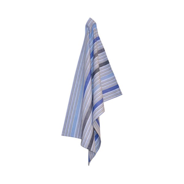 Geschirrtuch multi blau, 100% Bio-Baumwolle