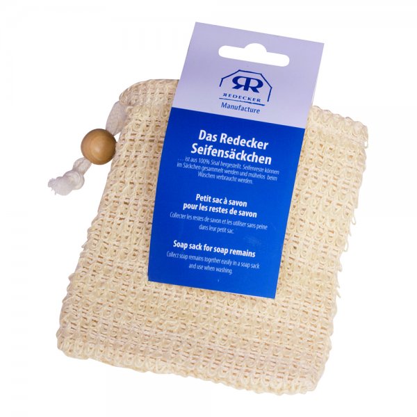 Seifensäckchen – Sisal mit Baumwollband