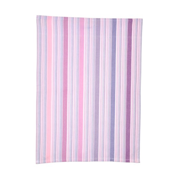 Geschirrtuch multi lila/rosa 100% Bio-Baumwolle
