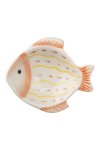 Seifenschale Keramik – SOMMERANGEBOT - kleiner Fisch rot/orange